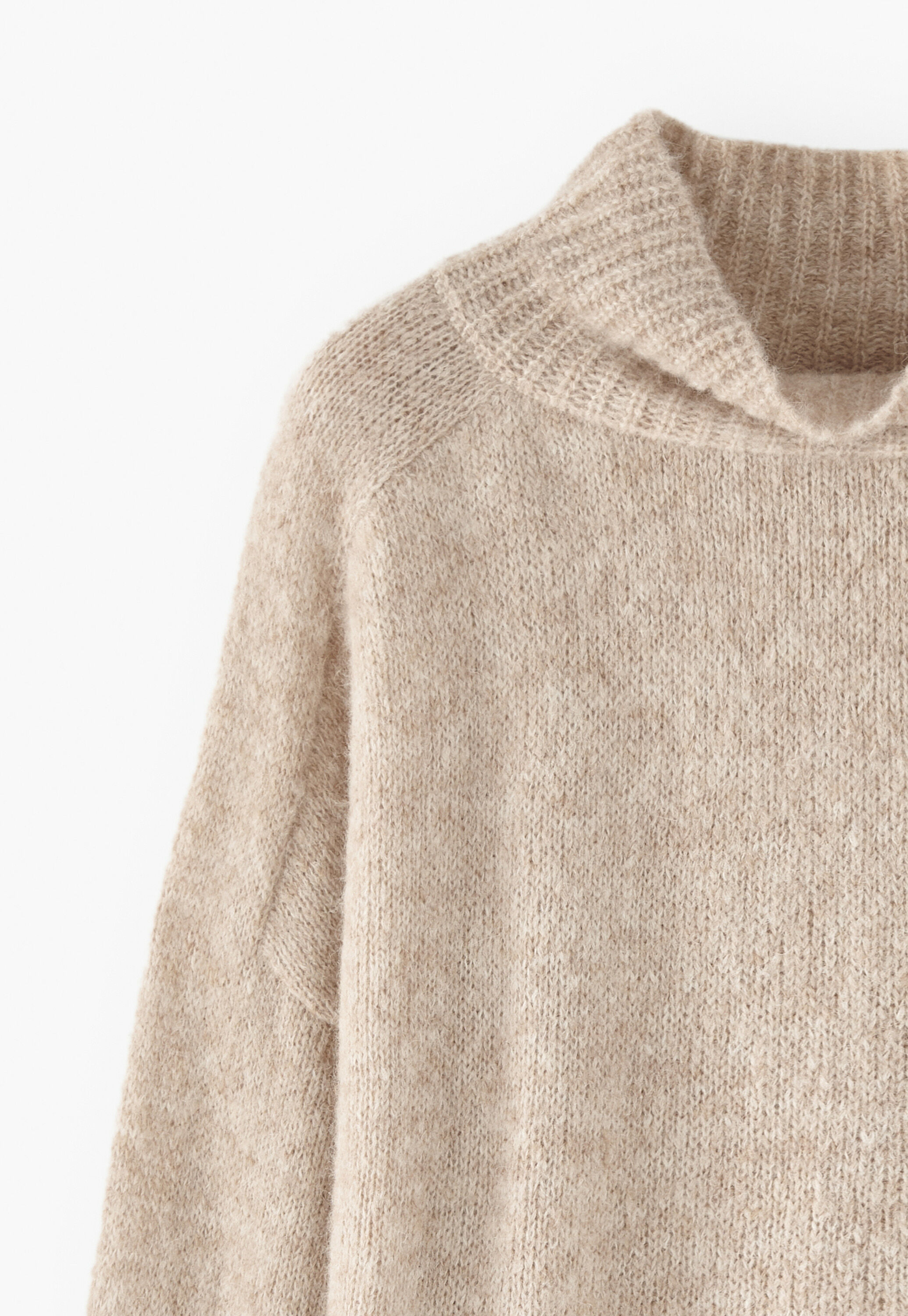 Pullover mit hohem Kragen, Nerz-Twist, large