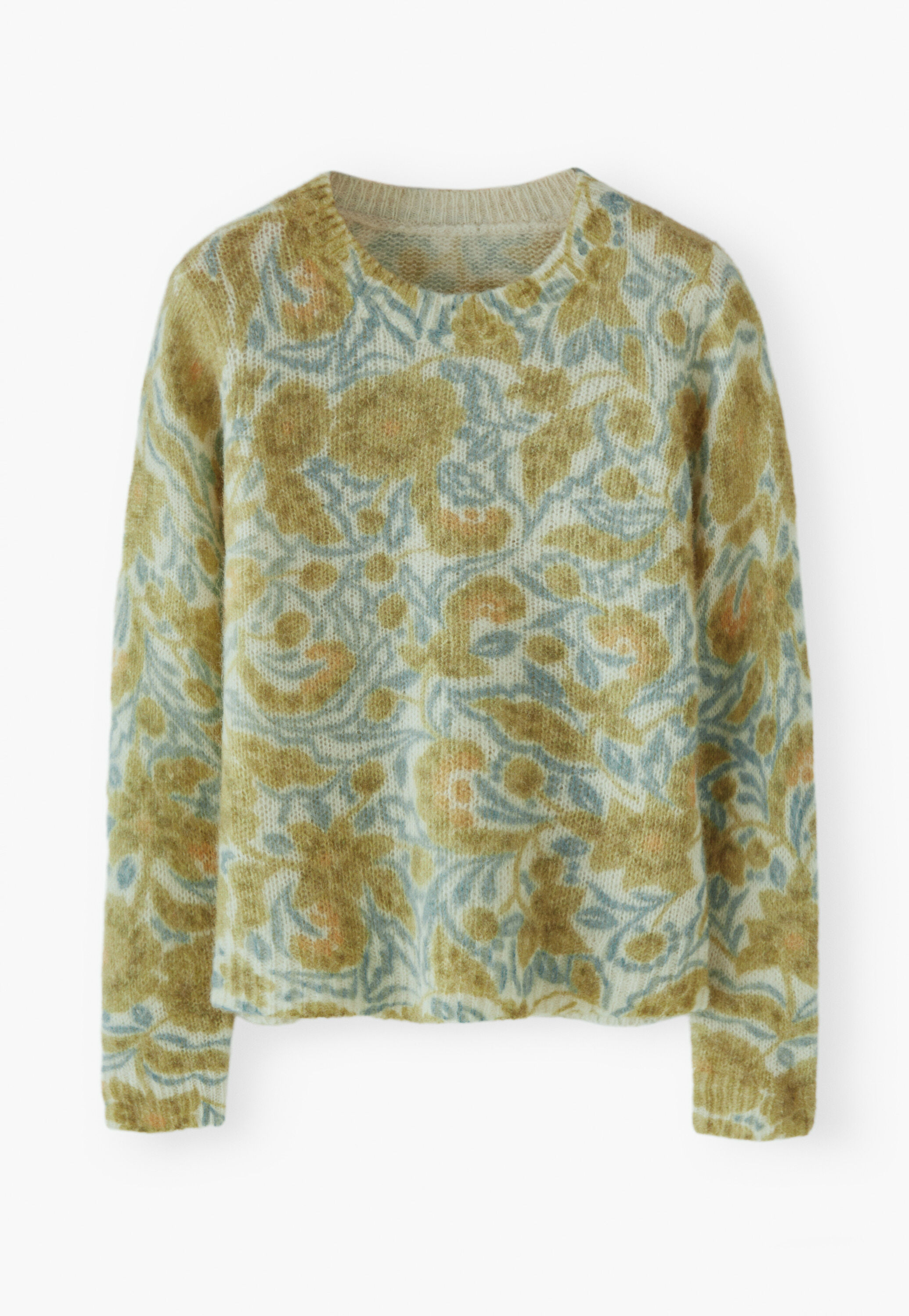 Pullover mit Print, Zartes Moosgr&uuml;n, large