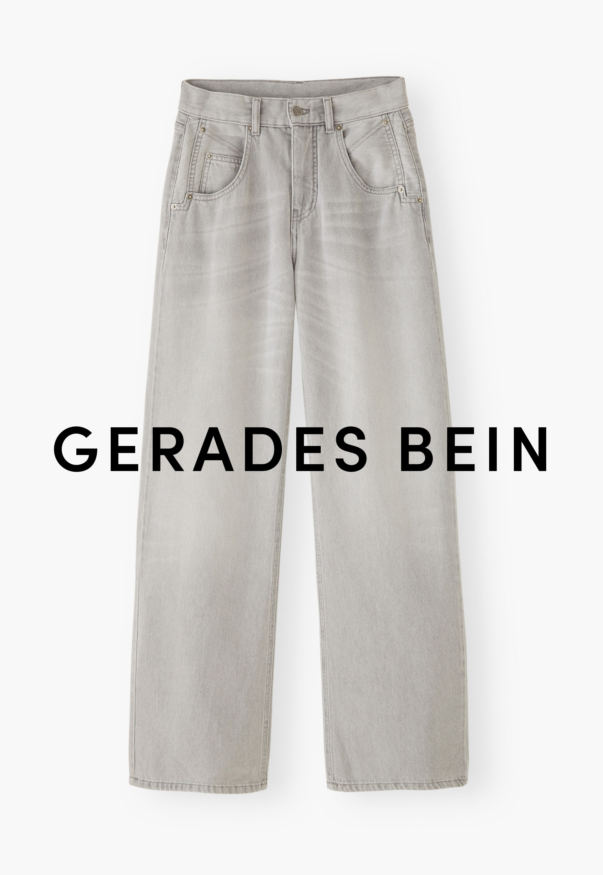 Jeans mit geradem Bein