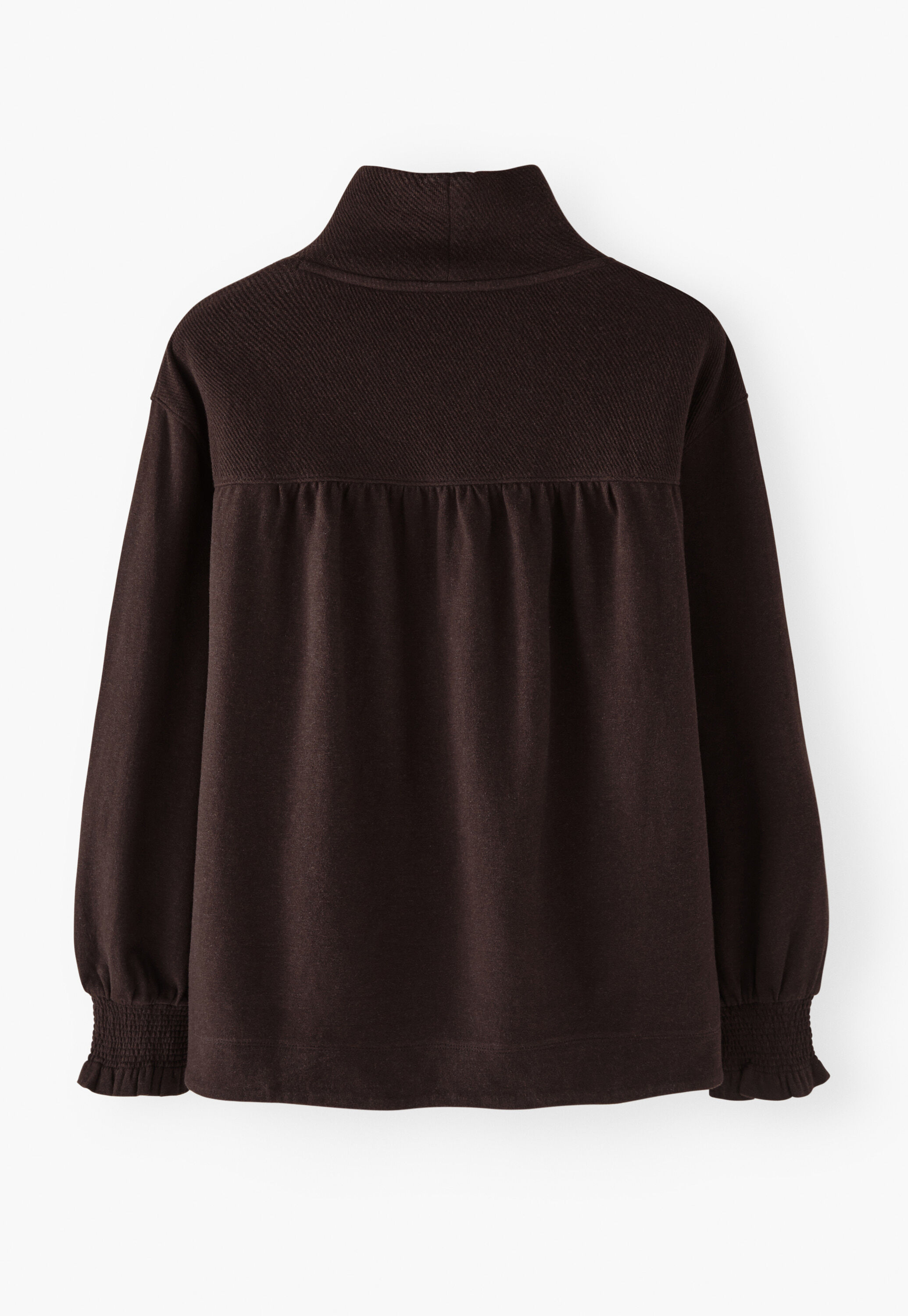 Sweatshirt mit hohem Kragen