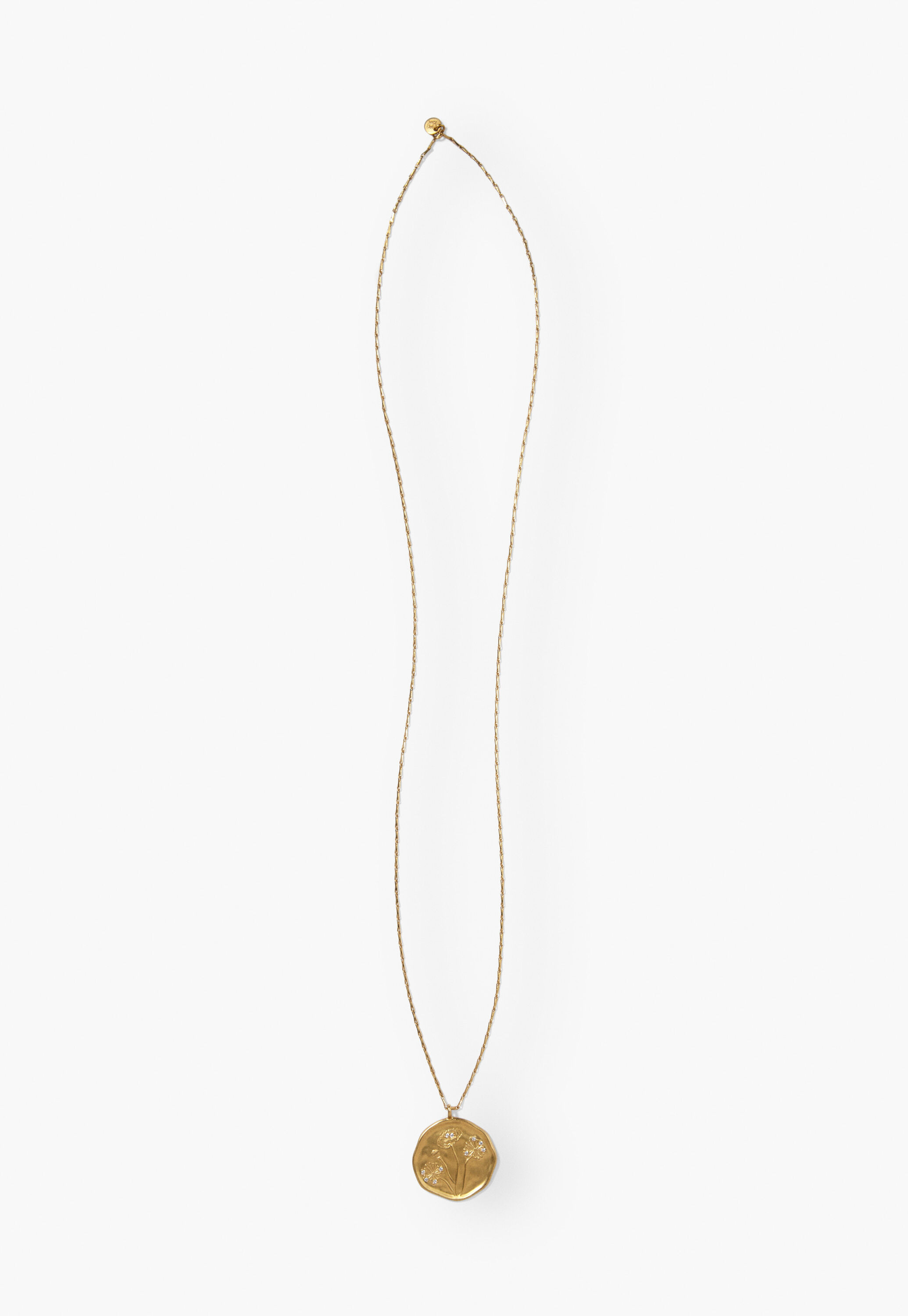 Lange Halskette mit Anh&auml;nger, Gold, large
