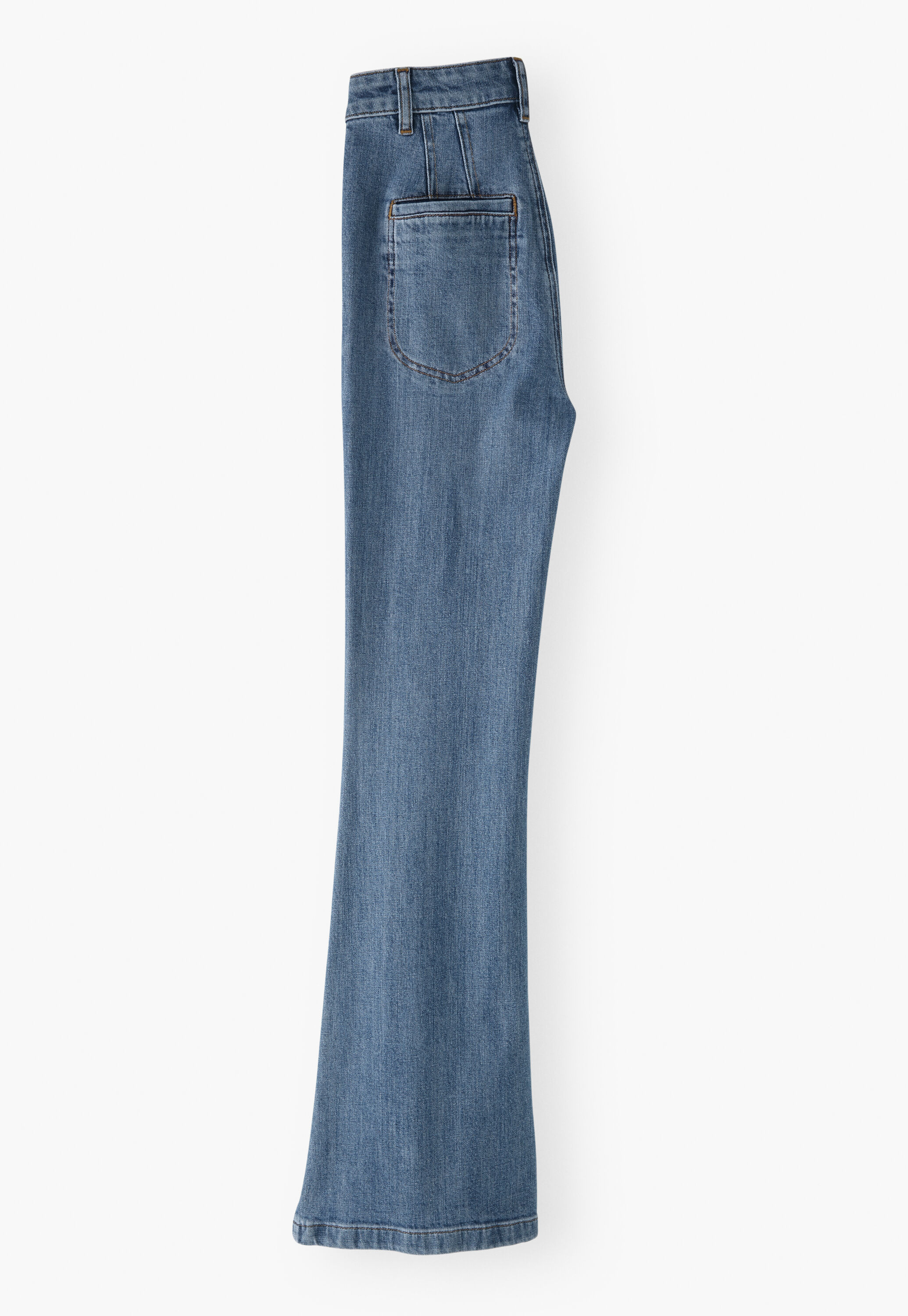 Ausgestellte Jeans, Blasses Vintage, large