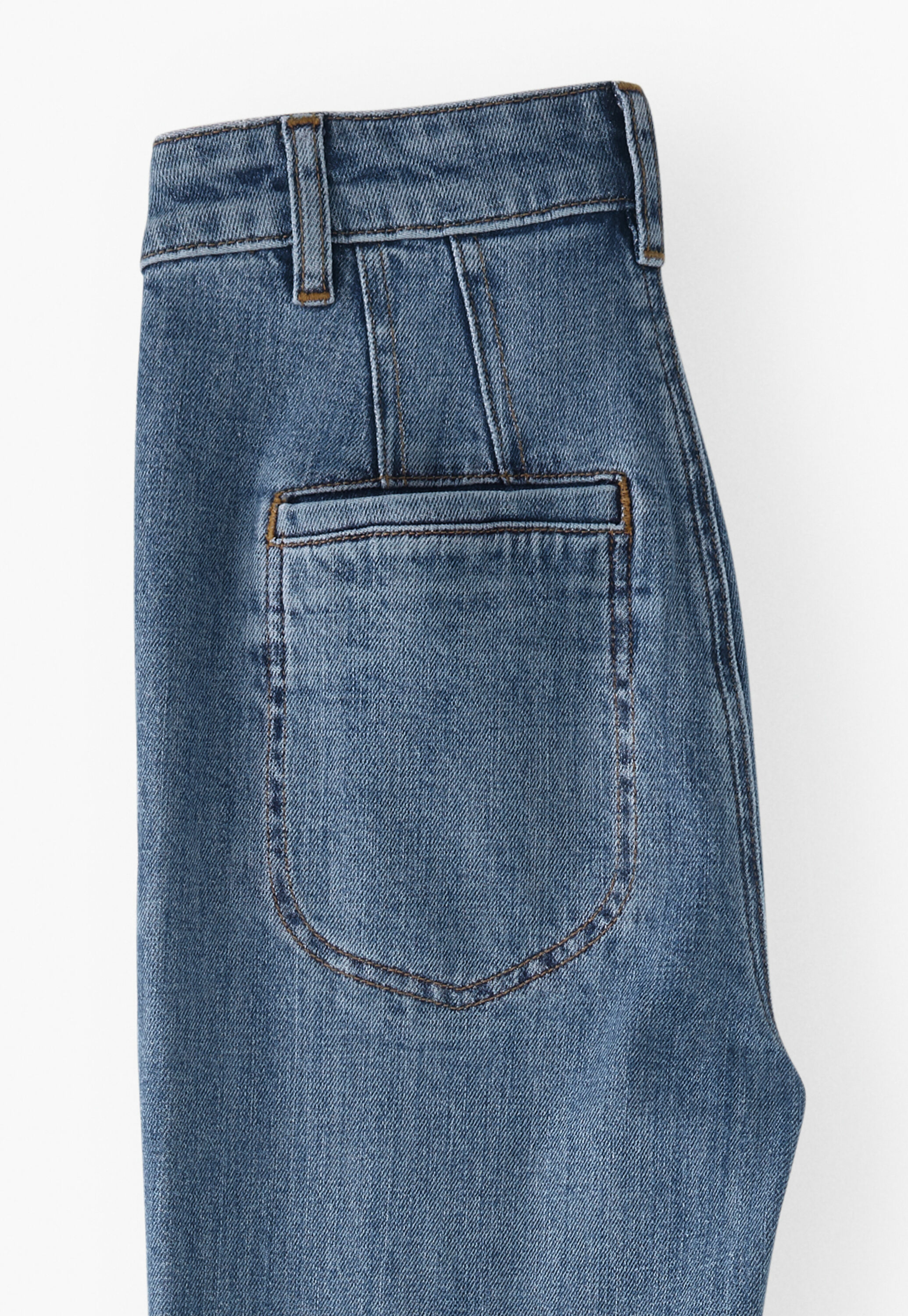 Ausgestellte Jeans, Blasses Vintage, large