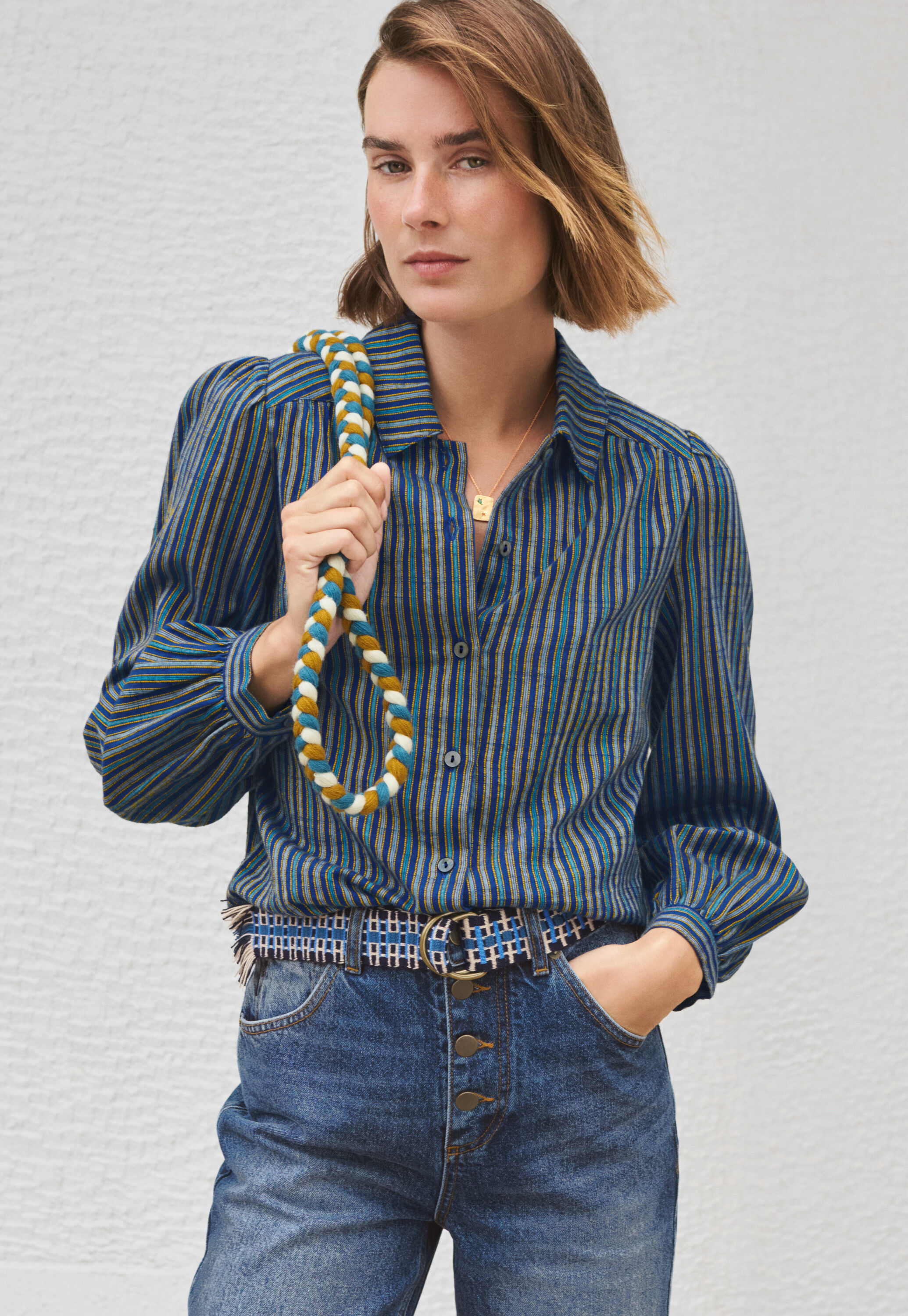 Gestreifte Bluse