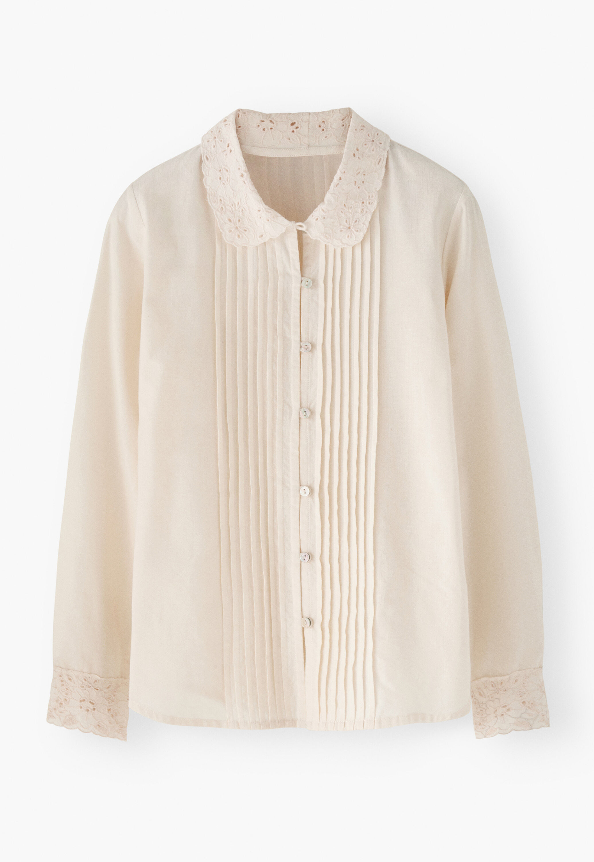 Bluse mit Biesen