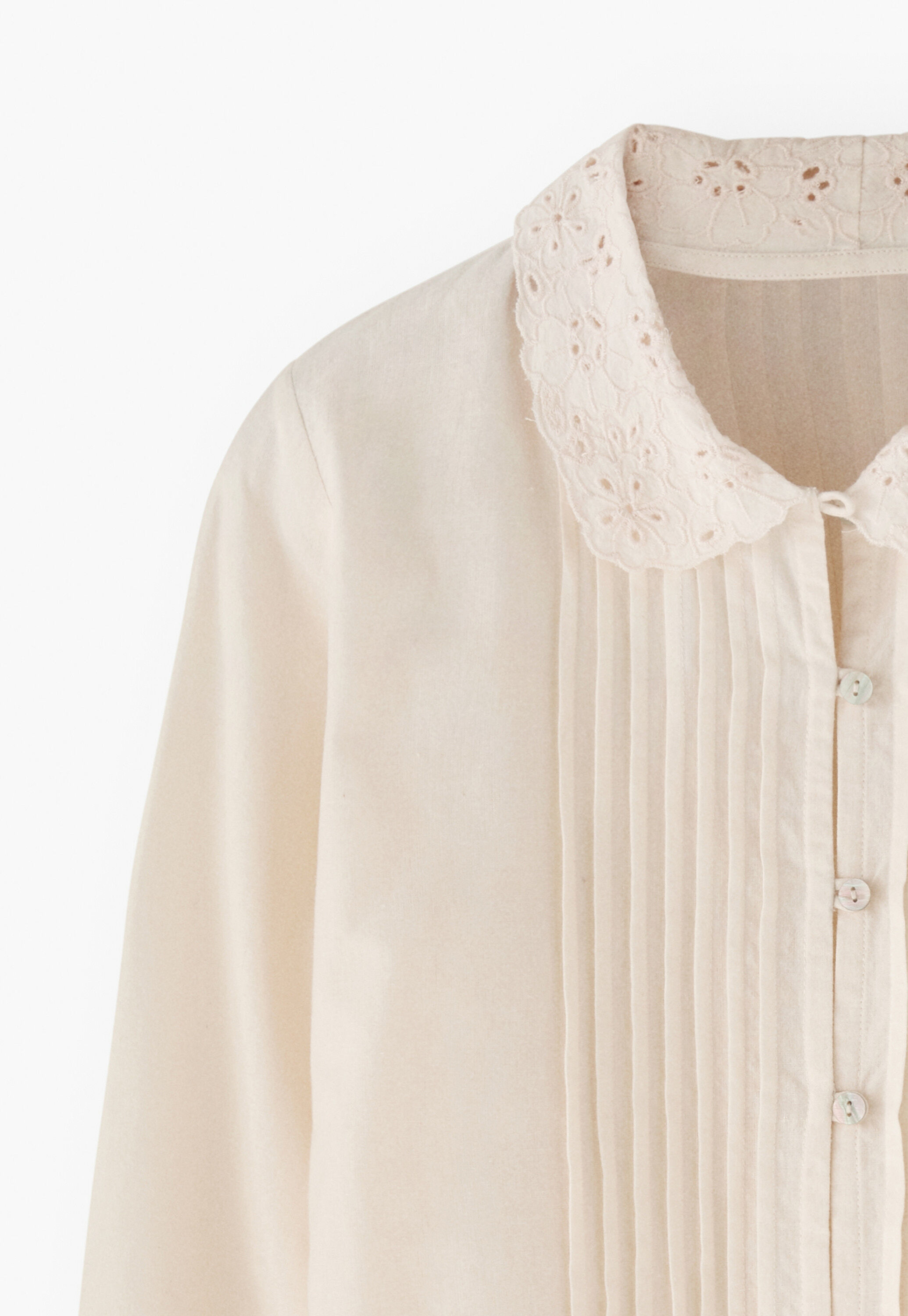 Bluse mit Biesen