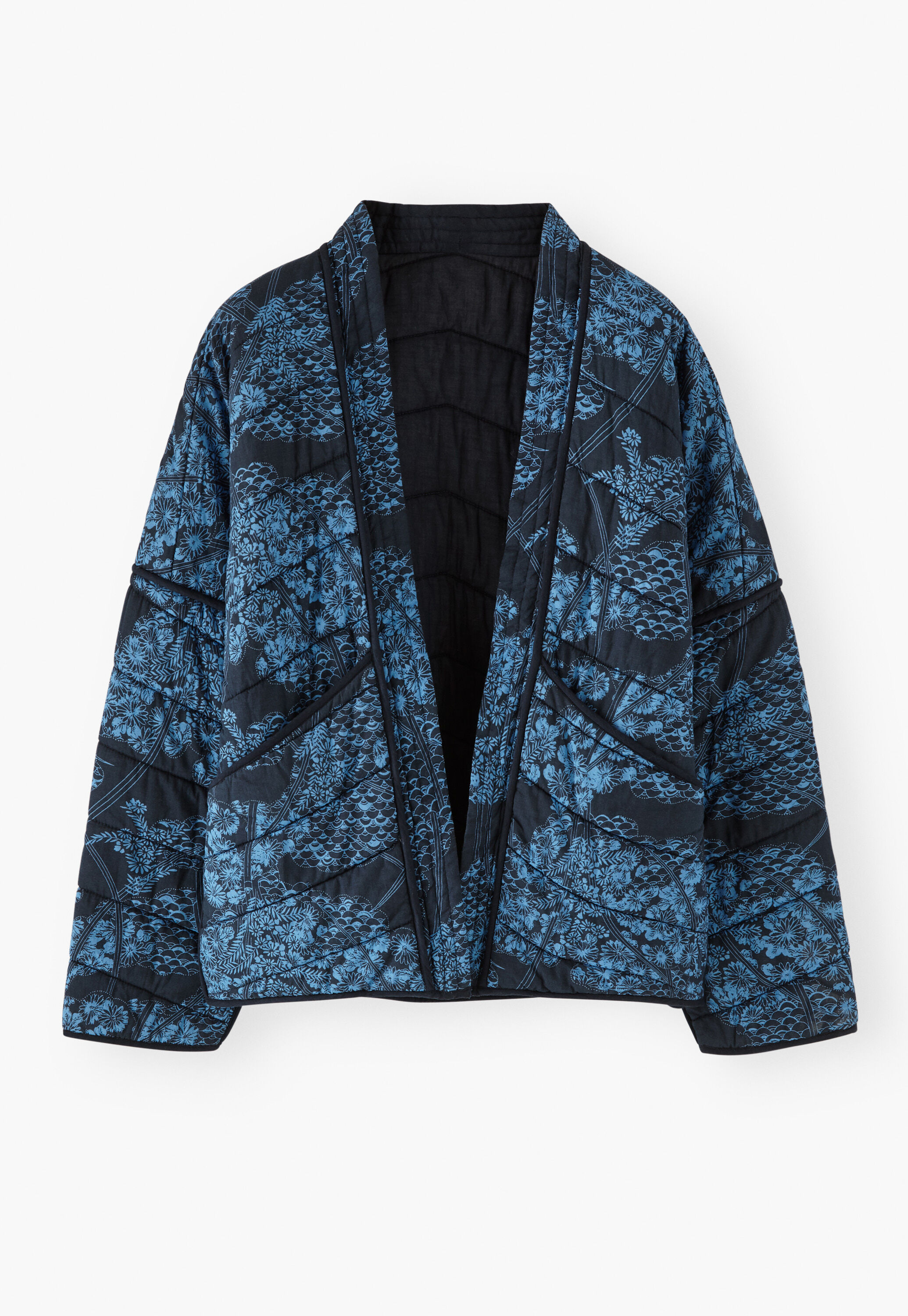 Gesteppte Jacke mit Print