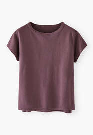 Jersey-T-Shirt, Aubergine, webstill