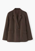 Blazer, Walnuss, webstill