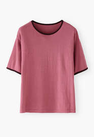 Jersey-T-Shirt, Rauchiges Ros&eacute;, webstill