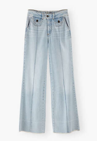 Bootcut Jeans, Blasses Vintage, webstill