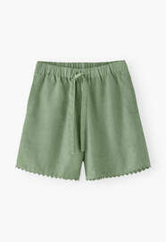 Shorts, Rauchiges Salbei, webstill