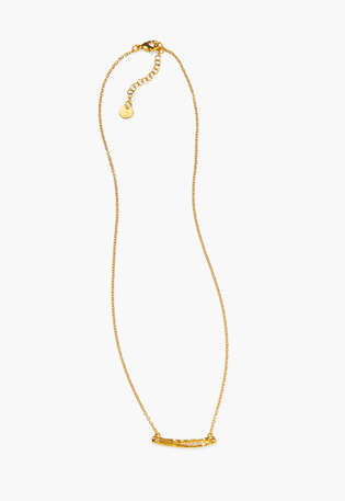 Stab-Halskette, Gold, webstill