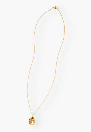 Halskette mit Anh&auml;nger, Gold, webstill