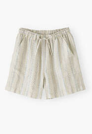 Schlupf-Shorts, Kieselstein, webstill
