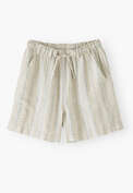 Schlupf-Shorts, Kieselstein, webstill