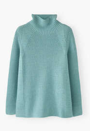Pullover mit hohem Ausschnitt, Ozean, webstill