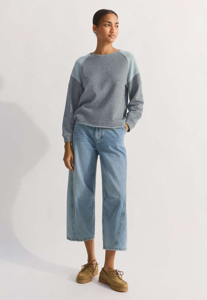 Raglan-Sweatshirt, Steinblau, completeTheLook