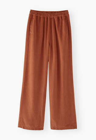 Lockere Hose, Rote Tonerde, webstill
