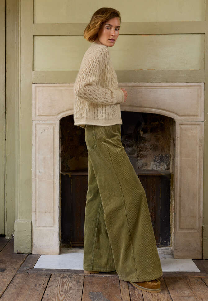 Cordhose, Olivgr&uuml;n, completeTheLook