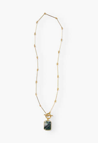 Gliederhalskette, Gold, webstill