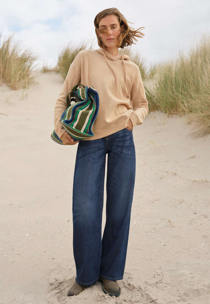 Fleece-Hoodie, Bl&uuml;te, completeTheLook