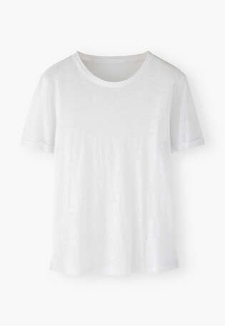 Jersey-T-Shirt, Wei&szlig;, webstill