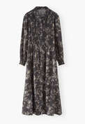 Print-Kleid, Monochrom, webstill