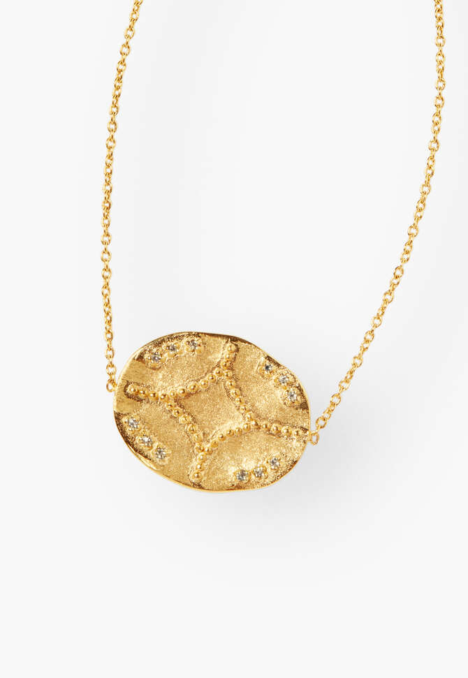 Scheibenarmband, Gold, completeTheLook