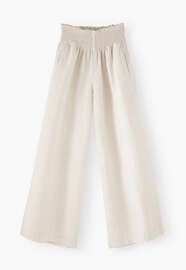 Culotte, Elfenbein, webstill