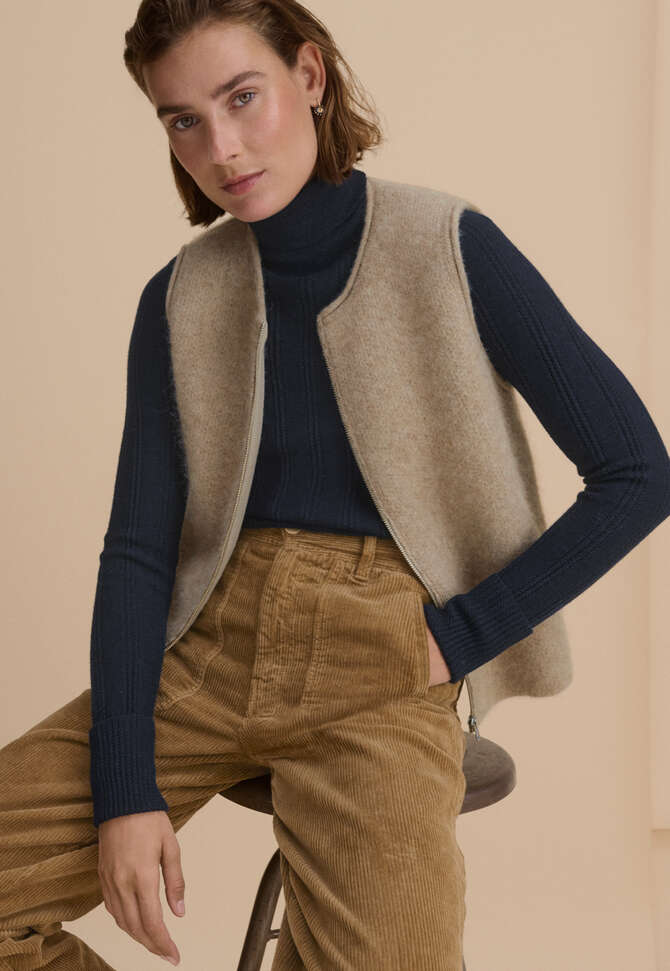 Strickweste, Rehbraun, completeTheLook