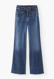 Bootcut Jeans, Mittleres Vintage, webstill