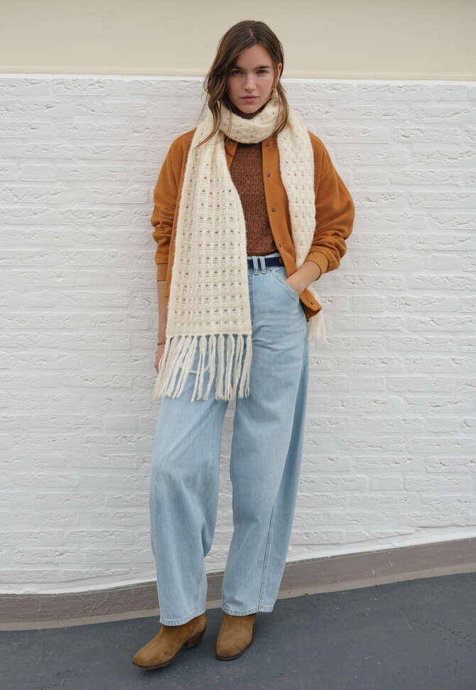 Jersey-Jacke, Ingwer, completeTheLook