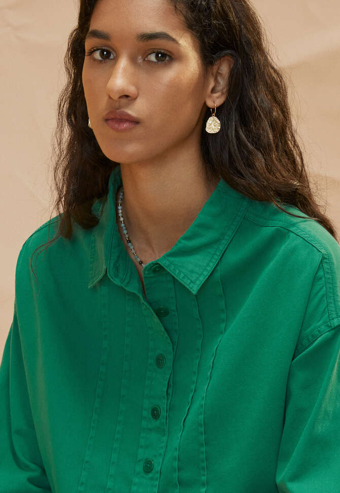 Kurzbluse, Smaragd, completeTheLook