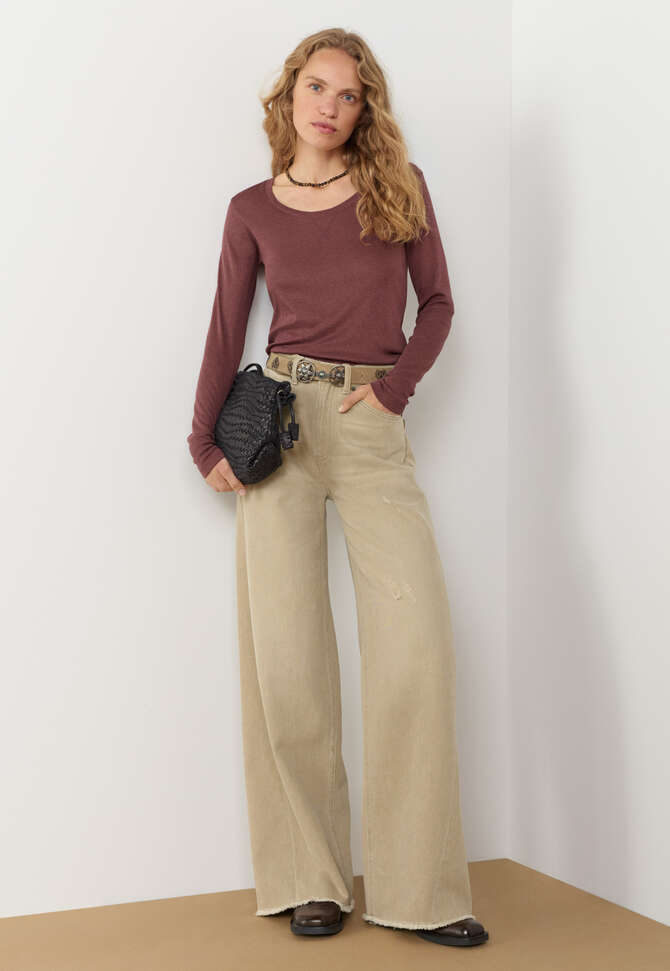 Top mit U-Ausschnitt, Traube, completeTheLook