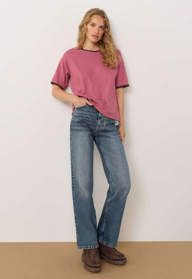Jersey-T-Shirt, Rauchiges Ros&eacute;, completeTheLook