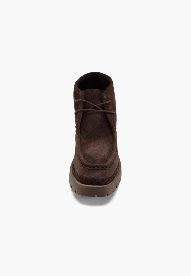 Schn&uuml;rstiefel, Schokolade, completeTheLook