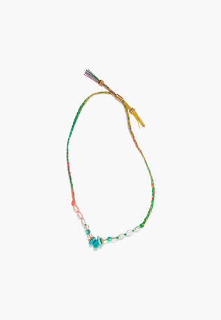 Armband, T&uuml;rkis/Perle, webstill
