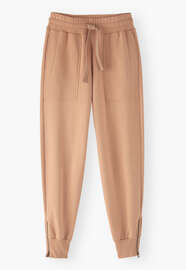 Jersey-Jogginghose, Mandel/Pfirsich, webstill