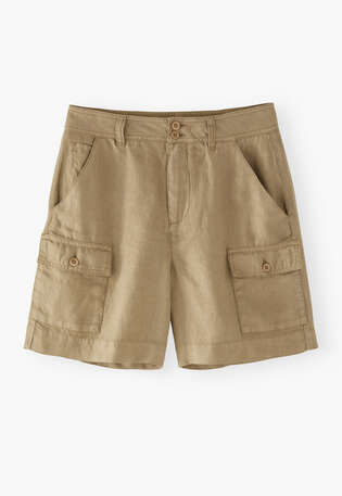Utility-Shorts, Khaki, webstill